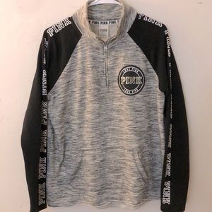 VS PINK Pullover Grey and Black size S